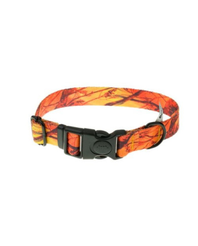 OBROŻA 4WILD Z TAŚMY 20MM POMARAŃCZOWY KAMUFLAŻ 25-35CM
