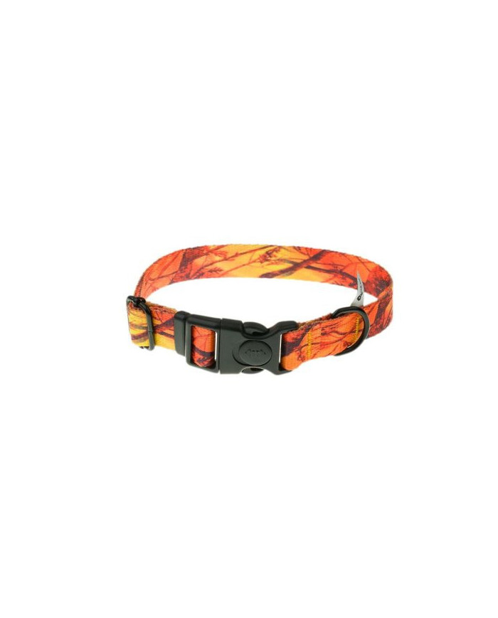 OBROŻA 4WILD Z TAŚMY 20MM POMARAŃCZOWY KAMUFLAŻ 25-35CM
