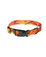 OBROŻA 4WILD Z TAŚMY 20MM POMARAŃCZOWY KAMUFLAŻ 25-35CM
