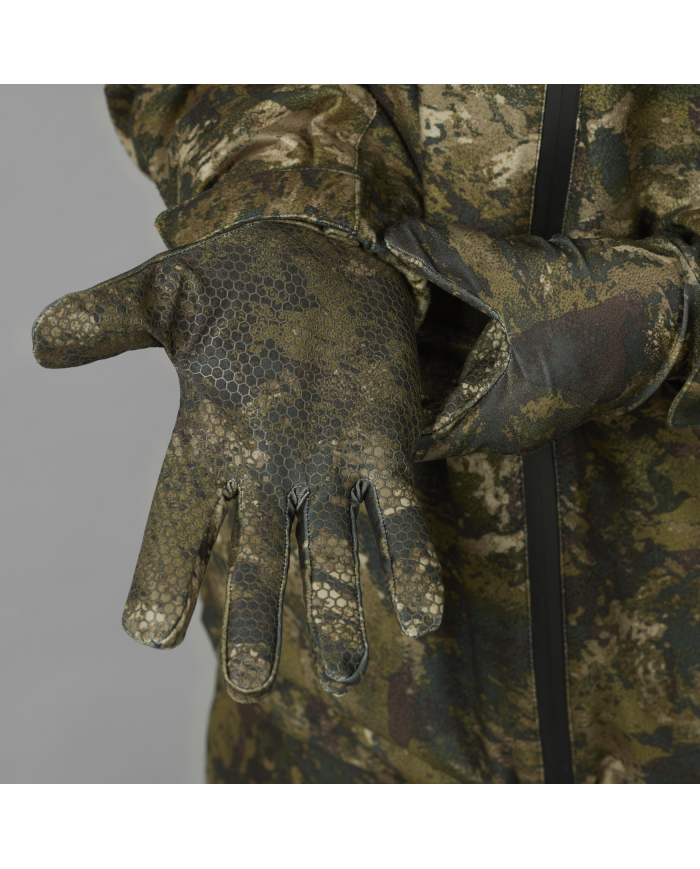 RĘKAWICZKI SEELAND Scent control Camo gloves InVis green, XL