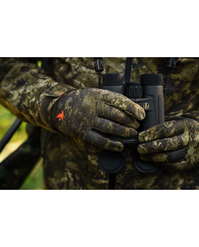RĘKAWICZKI SEELAND Scent control Camo gloves InVis green, XL