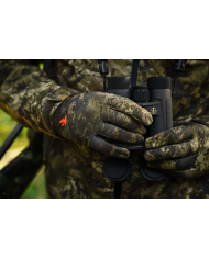 RĘKAWICZKI SEELAND Scent control Camo gloves InVis green, XL