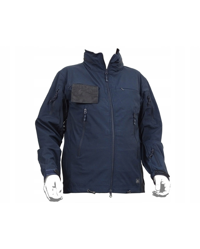 KURTKA HELIKON COUGAR QSA TM + HID TM - SOFT SHELL WINDBLOCKER NAVY BLUE M/REGULAR KU-CGR-SM-37-B04