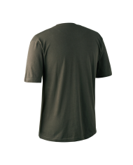 KOSZULKA DEERHUNTER LOGO T-SHIRT S/S BARK GREEN - 2XL