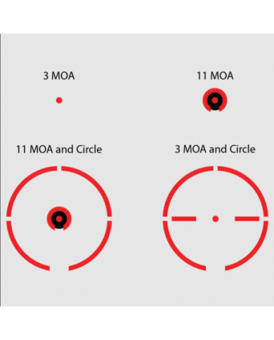 Kolimator BURRIS FASTFIRE IV (300259) MULTI-RETICLE + MONT PICATINNY 3/11 MOA