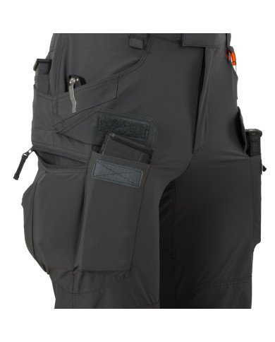 SPODNIE HELIKON OTP ( OUTDOOR TACTICAL PANTS ) VERSA STRECH ASH GREY/ CZARNY L/REGULAR SP-OTP-NL-8501A-B05