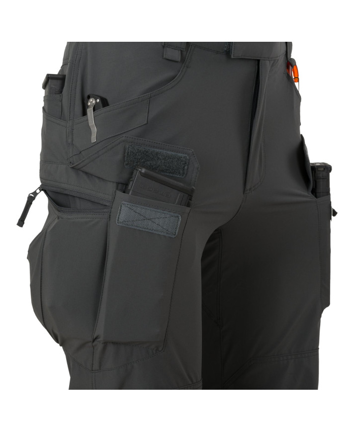 SPODNIE HELIKON OTP ( OUTDOOR TACTICAL PANTS ) VERSA STRECH ASH GREY/ CZARNY L/REGULAR SP-OTP-NL-8501A-B05