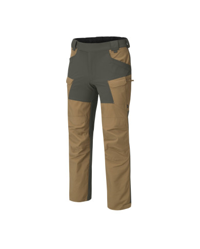 SPODNIE HELIKON HYBRID OUTBACK PANTS DURA CANVAS COYOTE/CZARNY L/REGULAR A SP-HOP-DC-1101A-B05