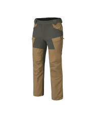 SPODNIE HELIKON HYBRID OUTBACK PANTS DURA CANVAS COYOTE/CZARNY L/REGULAR A SP-HOP-DC-1101A-B05