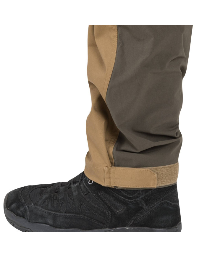 SPODNIE HELIKON HYBRID OUTBACK PANTS DURA CANVAS COYOTE/CZARNY L/REGULAR A SP-HOP-DC-1101A-B05
