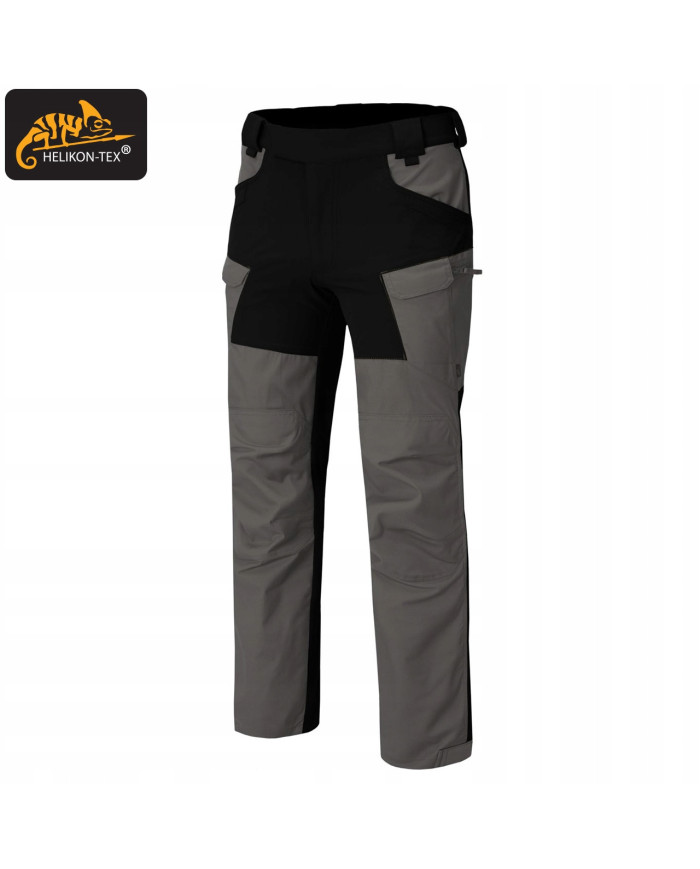 SPODNIE HELIKON HYBRID OUTBACK PANTS DURA CANVAS CLOUD GREY/CZARNE A L/REGULAR SP-HOP-DC-8401A-B05