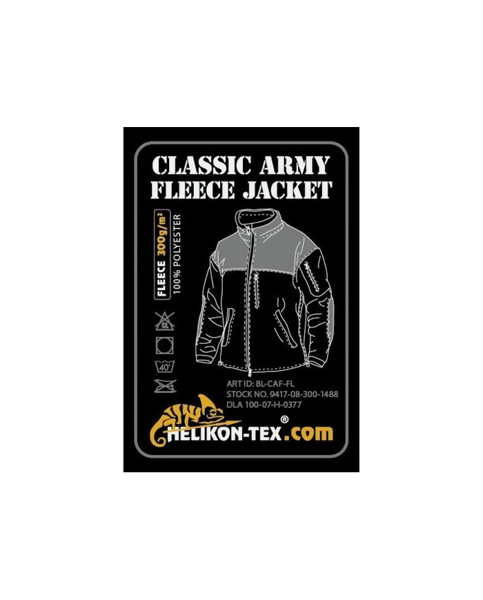 BLUZA HELIKON CLASSIC ARMY FLEECE OLIVE GREEN XL/REGULAR BL-CAF-FL-02-B06
