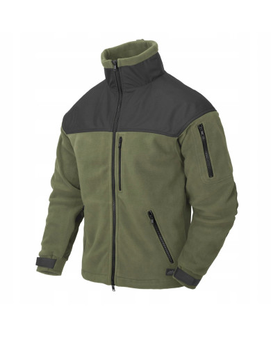 BLUZA HELIKON CLASSIC ARMY FLEECE OLIVE GREEN/BLACK  M/REGULAR BL-CAF-FL-16-B05
