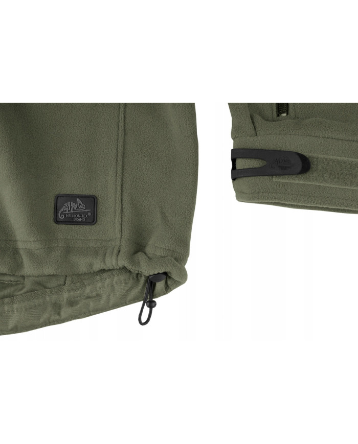 BLUZA HELIKON LIBERTY DOUBLE FLEECE OLIVE GREEN/CZARNA M/REGULAR BL-LIB-HF-16-B04