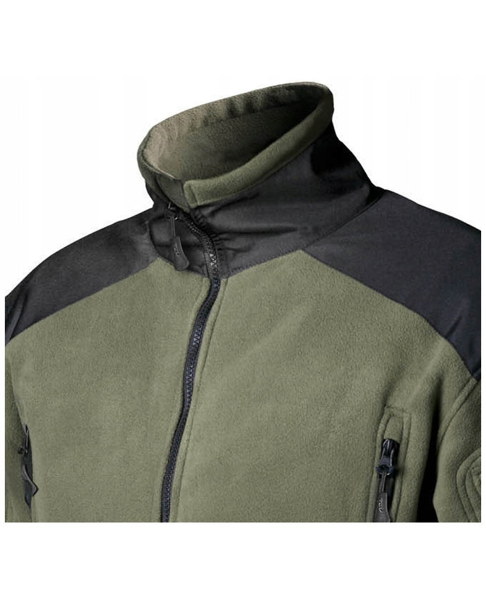 BLUZA HELIKON LIBERTY DOUBLE FLEECE OLIVE GREEN/CZARNA XL/REGULAR BL-LIB-HF-16-B06