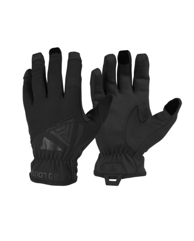 RĘKAWICZKI HELIKON DIRECT ACTION LIGHT GLOVES POLYESTER BLEND BLACK L  GL-LGHT-PES-BLK-B05