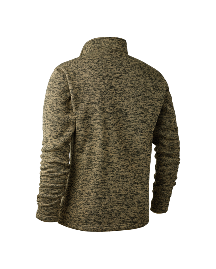 BLUZA POLAROWA DEERHUNTER SAREK KNITTED JACKET BUTTERNUT MELANGE - 4XL