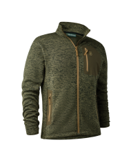BLUZA POLAROWA DEERHUNTER SAREK KNITTED JACKET OLIVE NIGHT MELANGE - 4XL