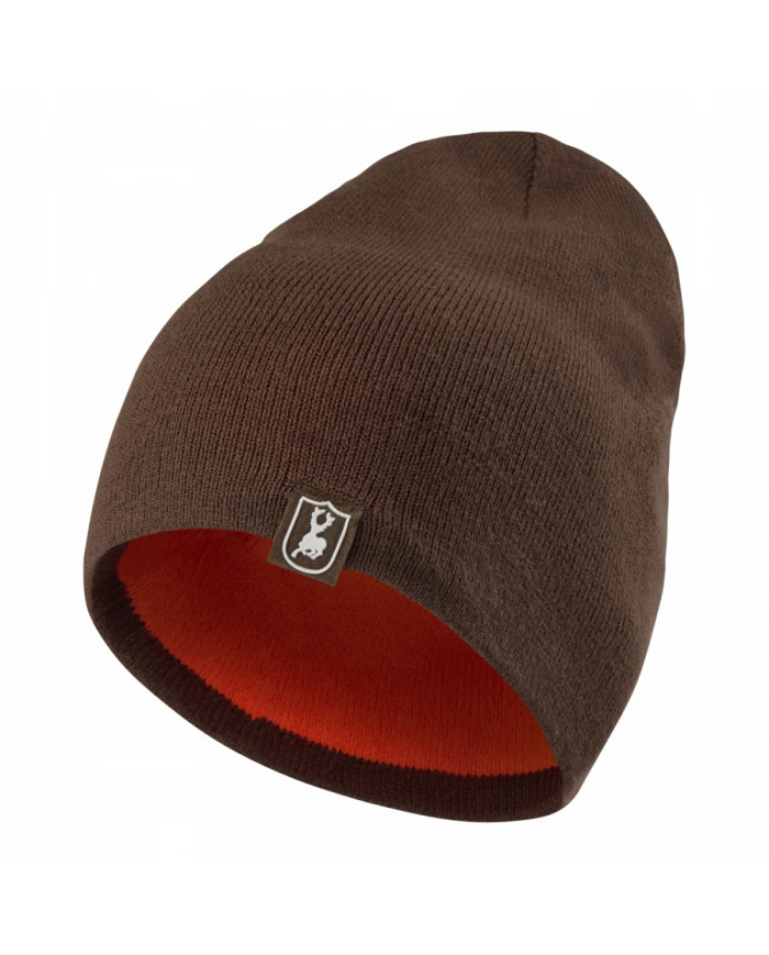 CZAPKA DEERHUNTER CUMBERLAND KNITTED BEANIE REVERSIBLE ORANGE-  ONE SIZE