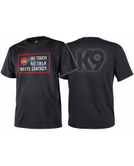 KOSZULKA HELIKON K9 - NO TOUCH COTTON  CZARNY L/REGULAR 

