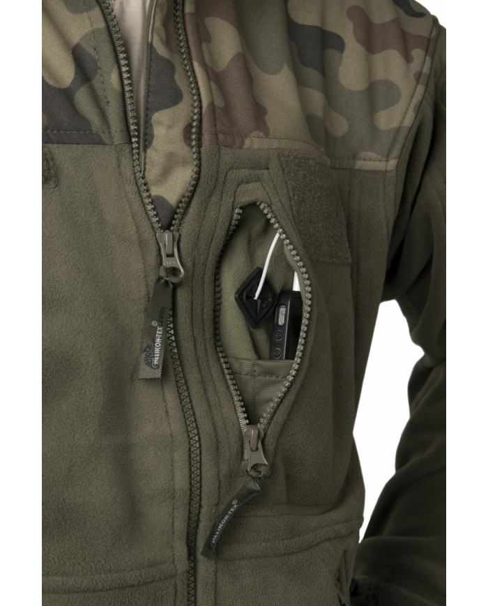 BLUZA HELIKON INFANTRY FLEECE CZARNA L/REGULAR BL-INF-HF-01-B05