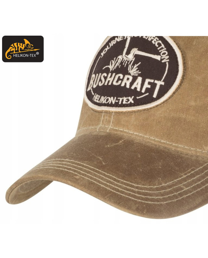 CZAPKA HELIKON BASEBALL BUSHCRAFT - WAXED COTTON - KHAKI ONE SIZE CZ-BCW-WC-13