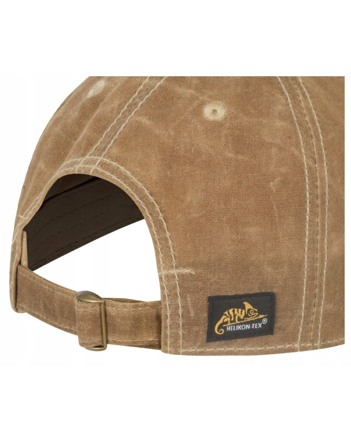 CZAPKA HELIKON BASEBALL BUSHCRAFT - WAXED COTTON - KHAKI ONE SIZE CZ-BCW-WC-13