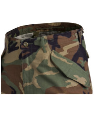 SPODNIE HELIKON M65 MYCO SATEEN US WOODLAND L/REGULAR  SP-M65-NY-03-B05