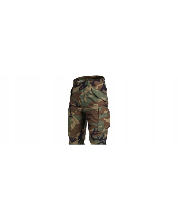 SPODNIE HELIKON M65 MYCO SATEEN US WOODLAND M/REGULAR  SP-M65-NY-03-B04
