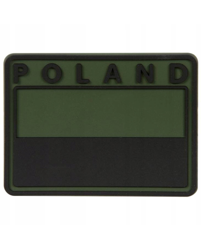 PATCH HELIKON EMBLEMAT POLISH SUBDUED FLAG PATCH POLAND PVC OLIVE GREEN OD-FP4-RB-02