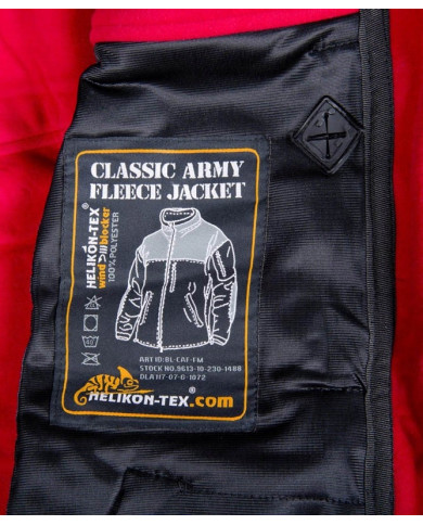 BLUZA HELIKON CLASSIC ARMY WINDBLOCKER JACKET CZARNY L/REGULAR BL-CAF-FM-01-B05