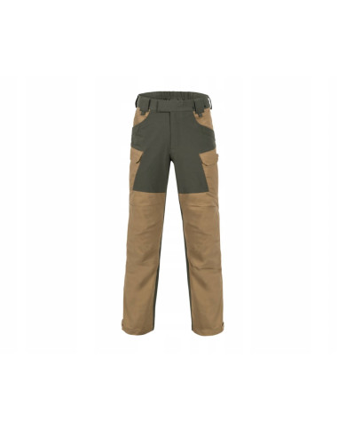 SPODNIE HELIKON HYBRID OUTBACK PANTS DURA CANVAS COYOTE/CZARNY XL/REGULAR A SP-HOP-DC-1101A-B06