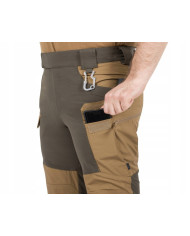 SPODNIE HELIKON HYBRID OUTBACK PANTS DURA CANVAS COYOTE/CZARNY XL/REGULAR A SP-HOP-DC-1101A-B06