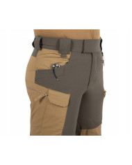 SPODNIE HELIKON HYBRID OUTBACK PANTS DURA CANVAS COYOTE/CZARNY XL/REGULAR A SP-HOP-DC-1101A-B06