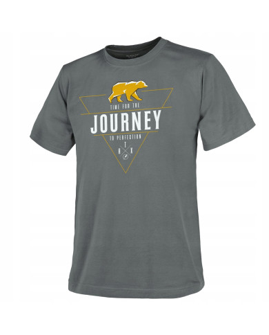 KOSZULKA HELIKON JOURNEY TO PERFECTION COTTON SHADOW GREY L/REGULAR TS-JTP-CO-35-B05
