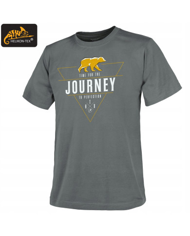 KOSZULKA HELIKON JOURNEY TO PERFECTION COTTON SHADOW GREY L/REGULAR TS-JTP-CO-35-B05
