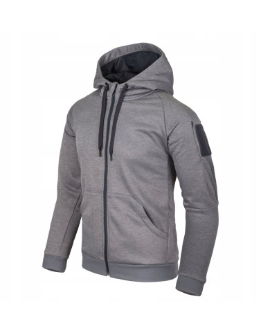 BLUZA HELIKON URBAN TACTICAL HOODIE (FULL ZIP) MELANGE GREY M/REGULAR BL-UHF-PO-M3-B04