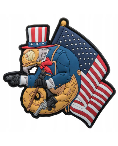 PATCH HELIKON EMBLEMAT CHAMELEON UNCLE CHAM OPERATOR - ŻÓŁTY/NIEBIESKI A OD-CUS-RB-2665A
