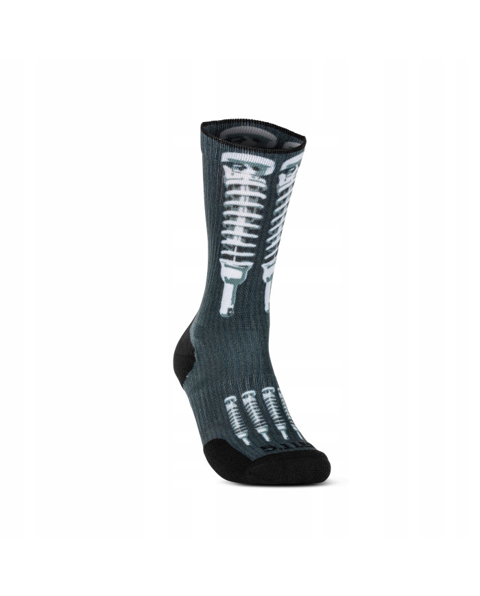  SKARPETKI 5.11 SOCK AND AWE CREW TERMTR 019 BLACK S 