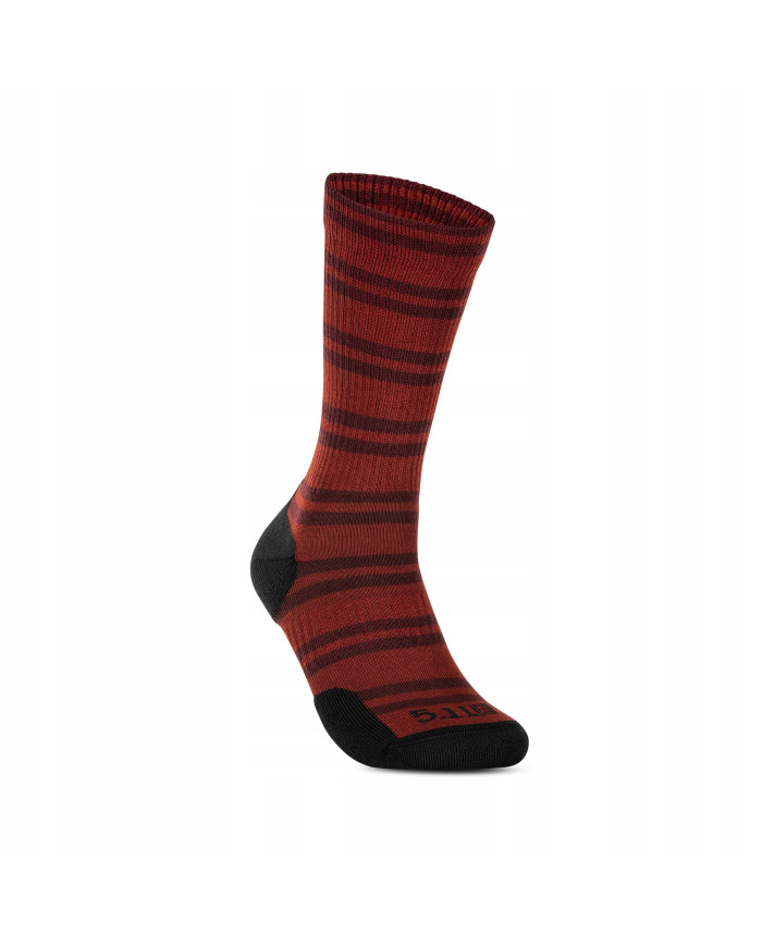  SKARPETKI 5.11 SOCK AND AWE CREW STP RED 460 RED L