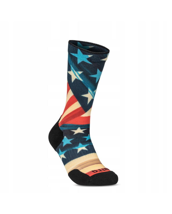  SKARPETKI 5.11 SOCK AND AWE PAT FLD RBW 999 MULTI M