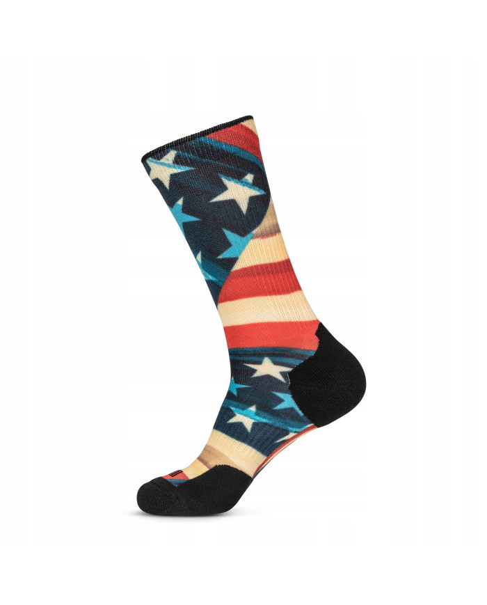  SKARPETKI 5.11 SOCK AND AWE PAT FLD RBW 999 MULTI M