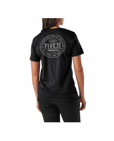KOSZULKA 5.11 WM CAMP KNIFE SS TEE 019 BLACK L