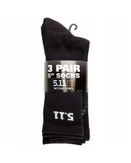  SKARPETKI 5.11 3-PACK 6 SOCKS 019 BLACK 1SZ 
