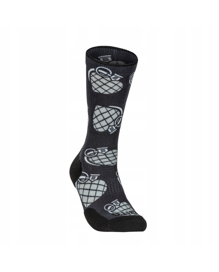 SKARPETKI 5.11 SOCK AND AWE HRT GRENADE 999 MULTI M