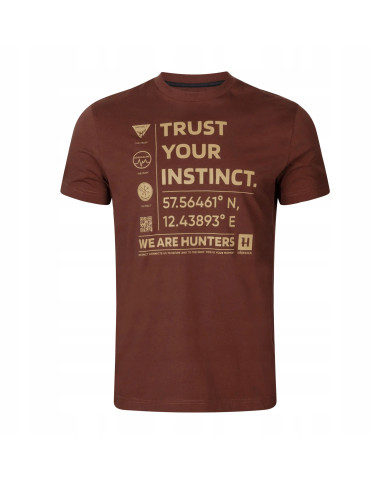 KOSZULKA HARKILA IMPACT S/S T-SHIRT GOLDEN BROWN XL