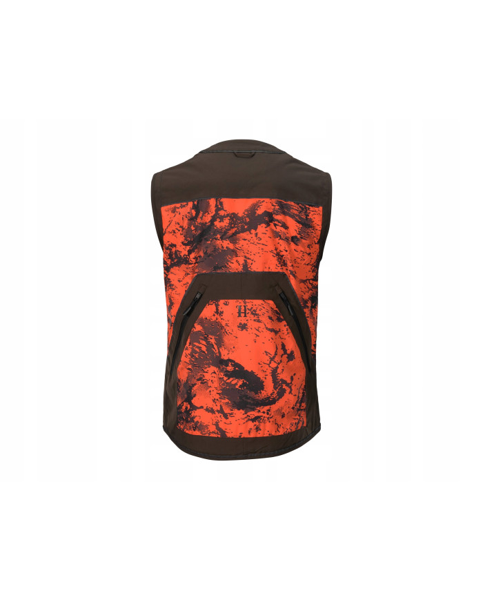 KAMIZELKA HARKILA Wildboar Pro Safety waistcoat AXIS MSP®Orange Blaze/Shadow brown,XL