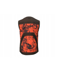 KAMIZELKA HARKILA Wildboar Pro Safety waistcoat AXIS MSP®Orange Blaze/Shadow brown,XL