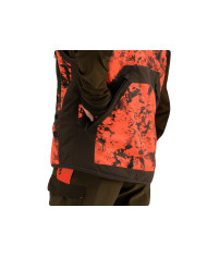 KAMIZELKA HARKILA Wildboar Pro Safety waistcoat AXIS MSP®Orange Blaze/Shadow brown,XL