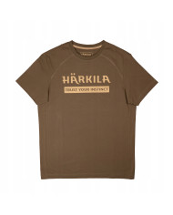 KOSZULKA HARKILA LOGO T-SHIRT 2-PACK ANTIQUE SAND/DARK OLIVE L